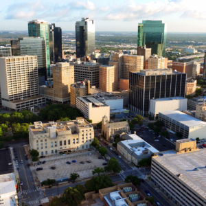 Downtown Fort Worth aerial